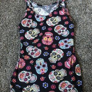 Skull tank top